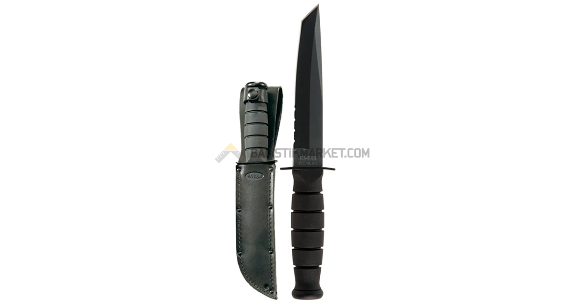 Ka-Bar 1255 Short Tanto Serrated Sabit Bıçak