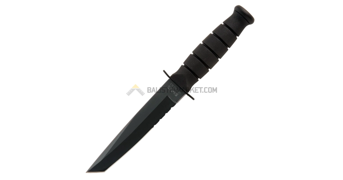 Ka-Bar 1255 Short Tanto Serrated Sabit Bıçak