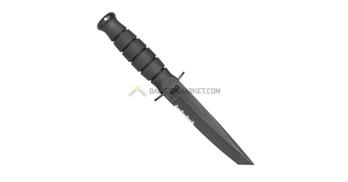 Ka-Bar 1255 Short Tanto Serrated Sabit Bıçak
