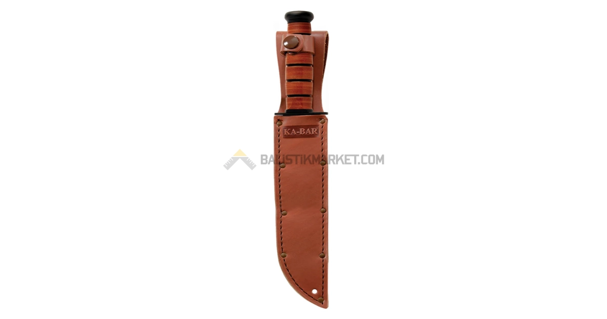 Ka-Bar 2217 Leather Handled Big Brother Sabit Bıçak