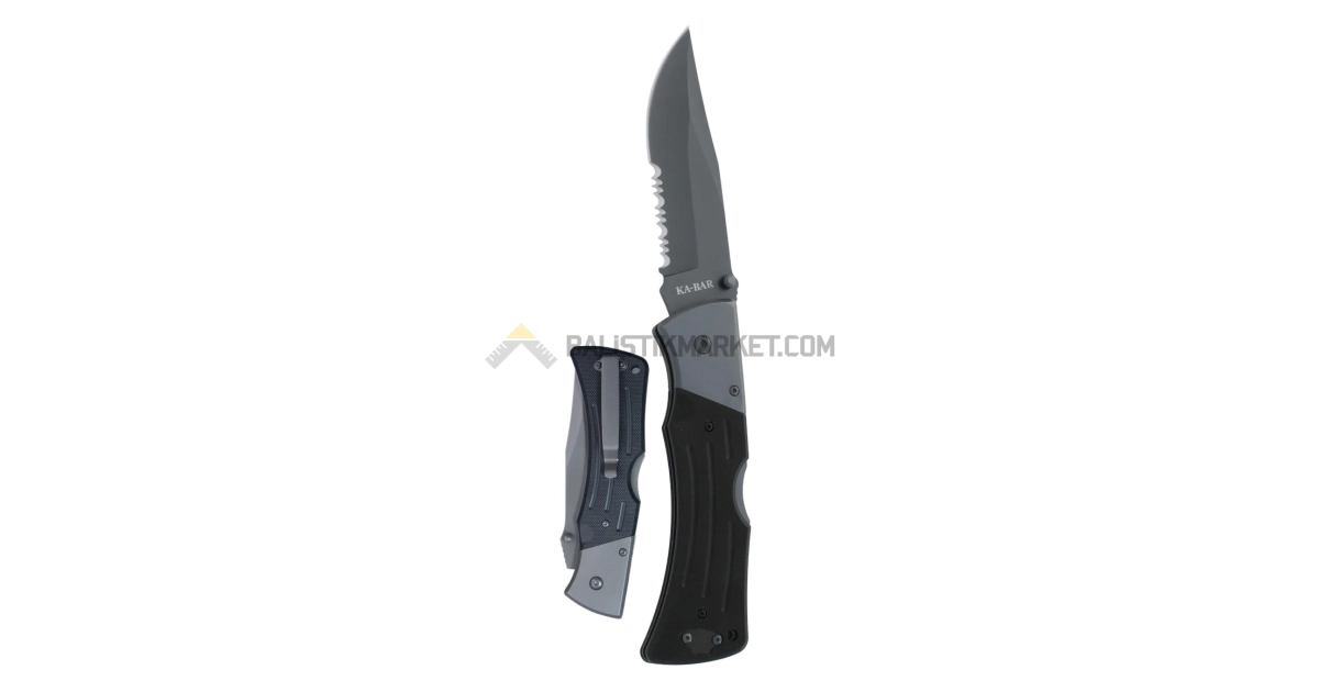 Ka-Bar 3063 G10 Mule Serrated Çakı
