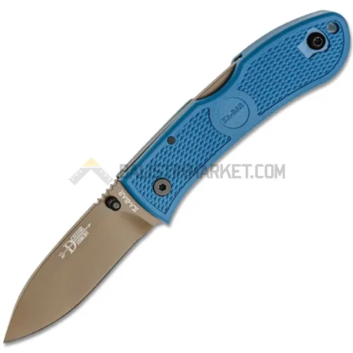 Ka-Bar 4062D2 Dozier Hunter Çakı (Mavi Bronz)