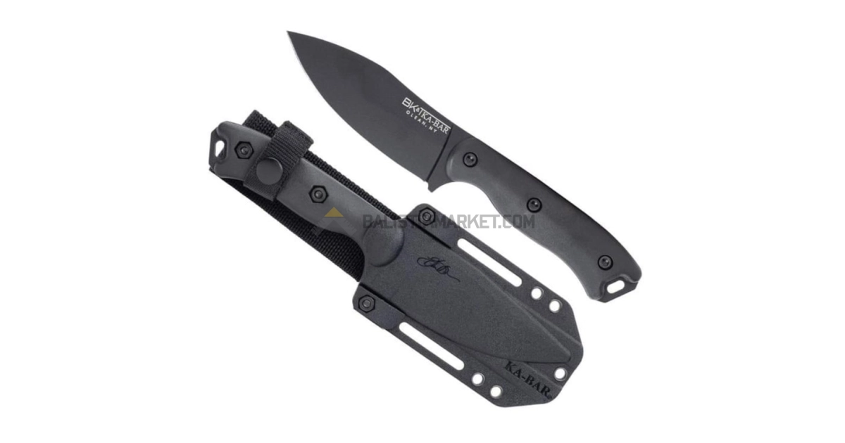 Ka-Bar BK19BK Becker Nessmuk Sabit Bıçak (Siyah)