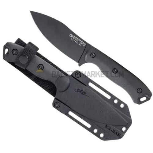 Ka-Bar BK19BK Becker Nessmuk Sabit Bıçak (Siyah)