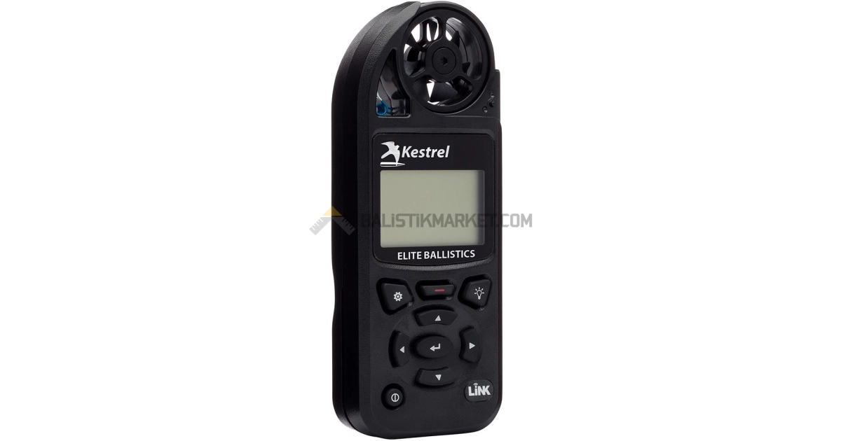 Kestrel 5700 Elite Hava Ölçüm İstasyonu & Applied Ballistics + LINK (Siyah)
