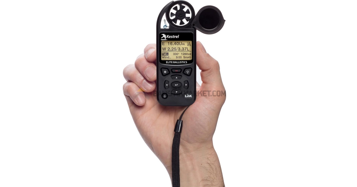 Kestrel 5700 Elite Hava Ölçüm İstasyonu & Applied Ballistics + LINK (Siyah)