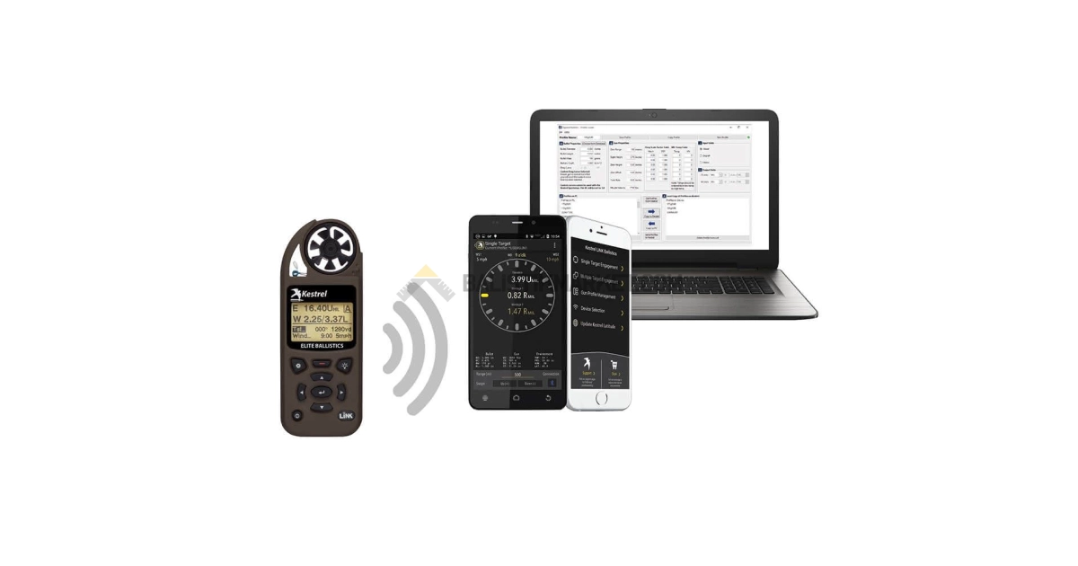 Kestrel 5700 Elite Hava Ölçüm İstasyonu & Applied Ballistics + LINK (Tan)
