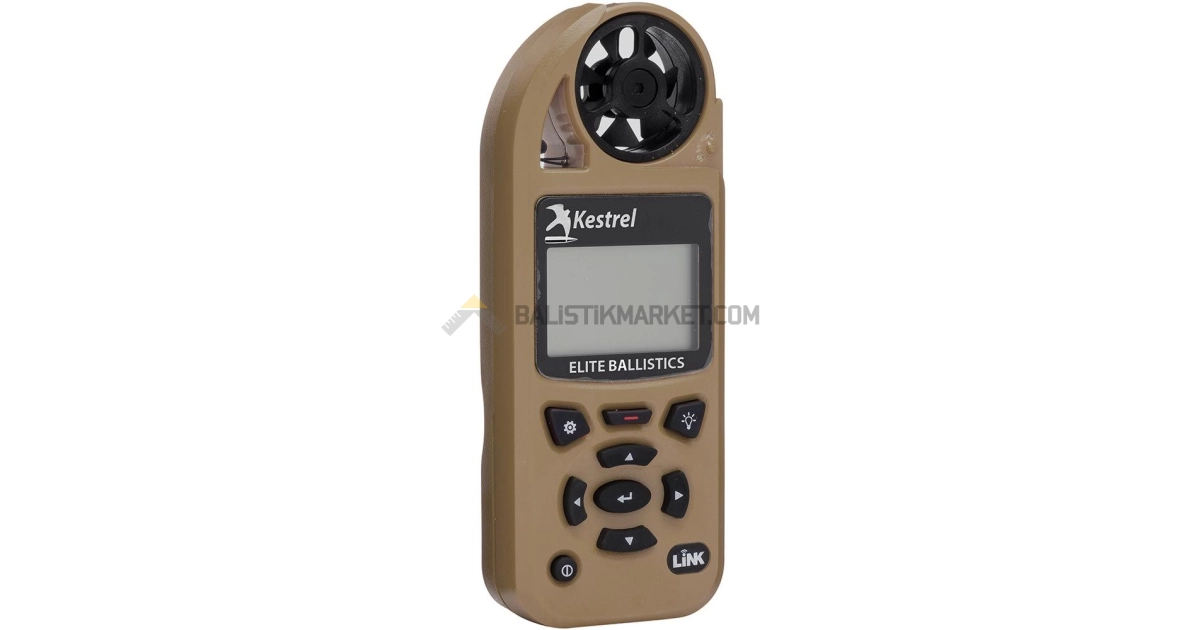 Kestrel 5700 Elite Hava Ölçüm İstasyonu & Applied Ballistics + LINK (Tan)