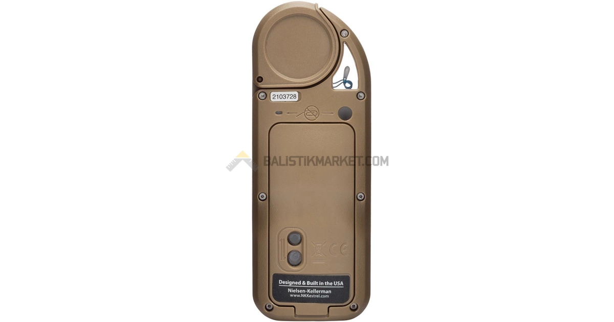 Kestrel 5700 Elite Hava Ölçüm İstasyonu & Applied Ballistics + LINK (Tan)