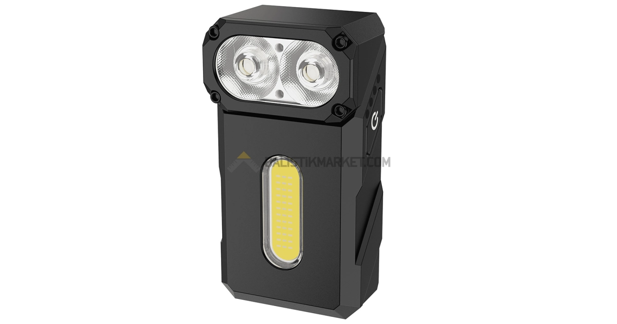 Klarus E8 Triple-Light 1000 Lümen El Feneri (Siyah)