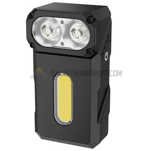 Klarus Triple-Light E8 1000 Lümen El Feneri (Siyah)