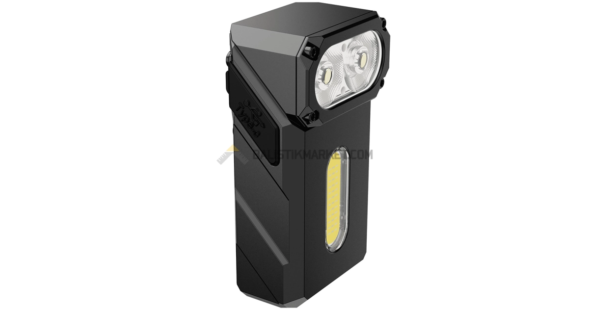 Klarus E8 Triple-Light 1000 Lümen El Feneri (Siyah)