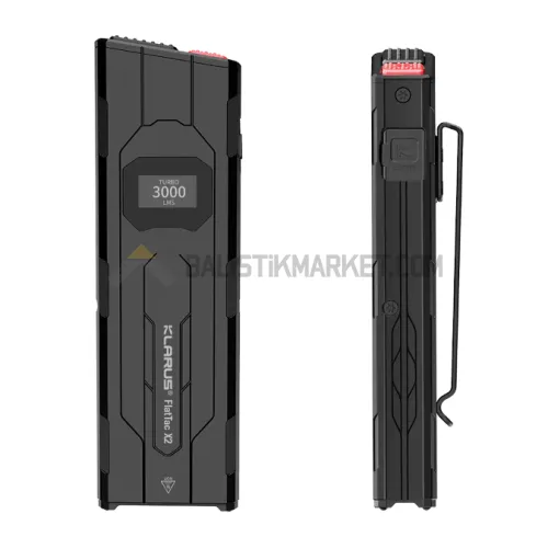 Klarus FlatTac X2 3000 Lümen El Feneri
