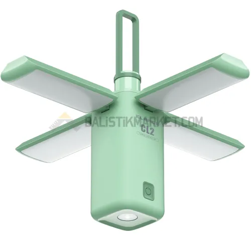 Klarus Extended Runtime CL2 750 Lümen Kamp Lambası (Yeşil)