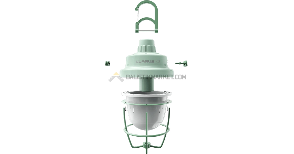Klarus Sunset Orange Lantern CL3 280 Lümen Kamp Lambası (Yeşil)