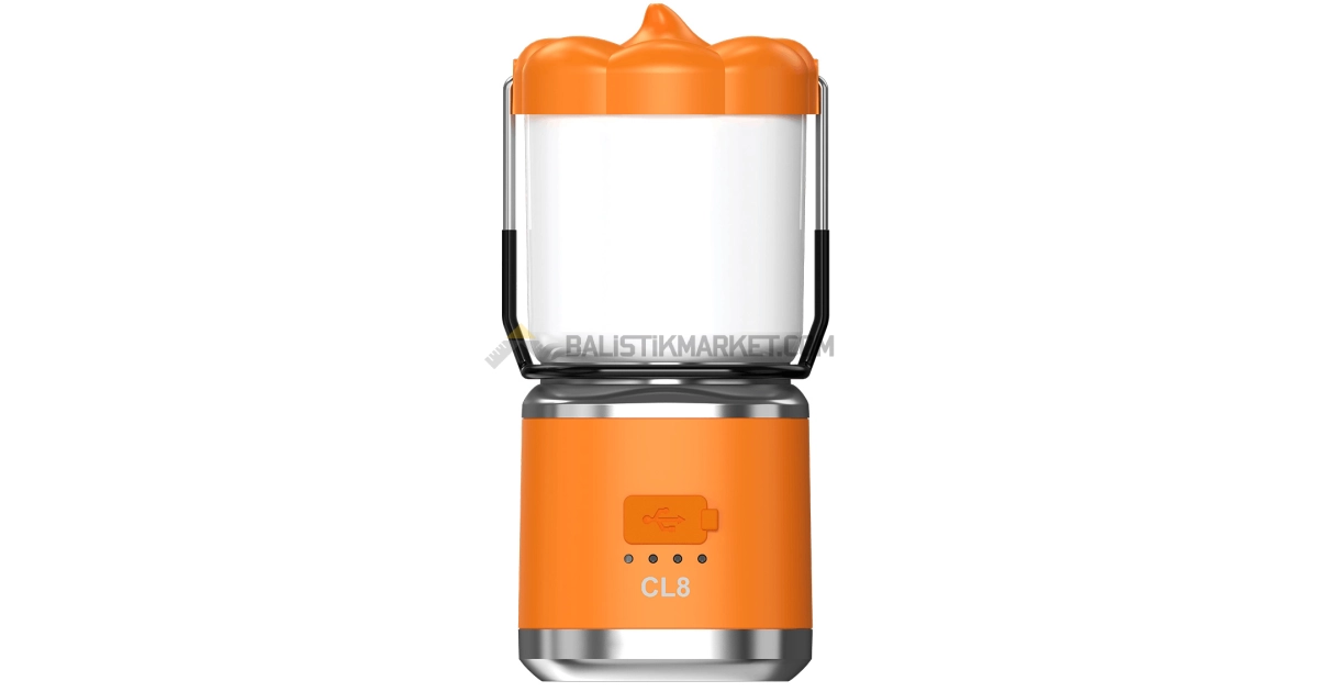 Klarus CL8 Mini 350 Lümen Kamp Lambası (Turuncu)