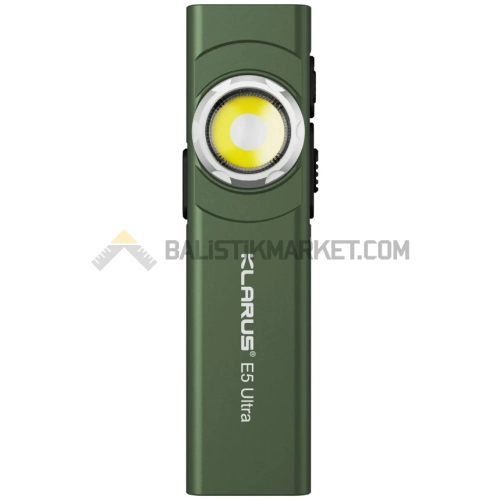 Klarus E5 Ultra 850 Lümen El Feneri (Yeşil)