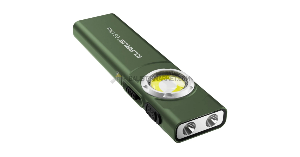 Klarus E5 Ultra 850 Lümen El Feneri (Yeşil)