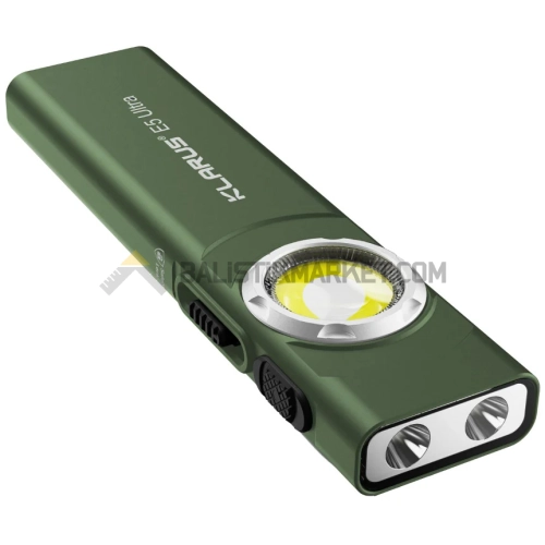 Klarus E5 Ultra 850 Lümen El Feneri (Yeşil)