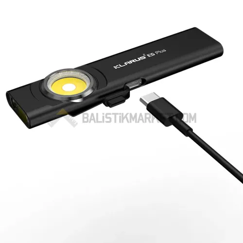 Klarus E5 Plus Ultra Slim Triple-Lights 650 Lümen El Feneri (Siyah)
