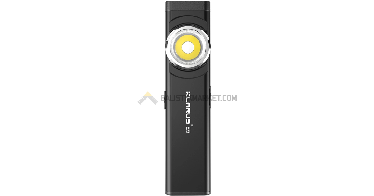 Klarus E5 Plus Ultra Slim Triple-Lights 650 Lümen El Feneri (Siyah)