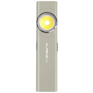 Klarus E5 Plus Ultra Slim Triple-Lights 650 Lümen El Feneri (Gri)