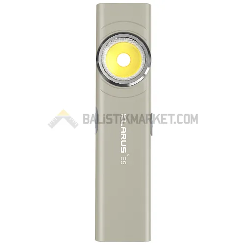 Klarus E5 Plus Ultra Slim Triple-Lights 650 Lümen El Feneri (Gri)