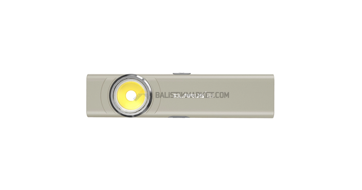Klarus E5 Plus Ultra Slim Triple-Lights 650 Lümen El Feneri (Gri)
