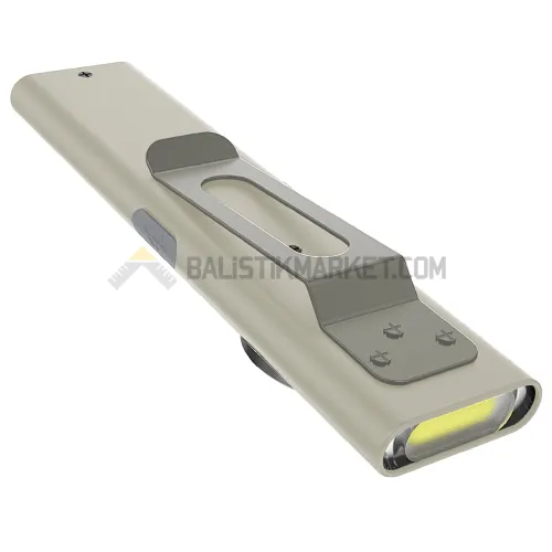 Klarus E5 Plus Ultra Slim Triple-Lights 650 Lümen El Feneri (Gri)