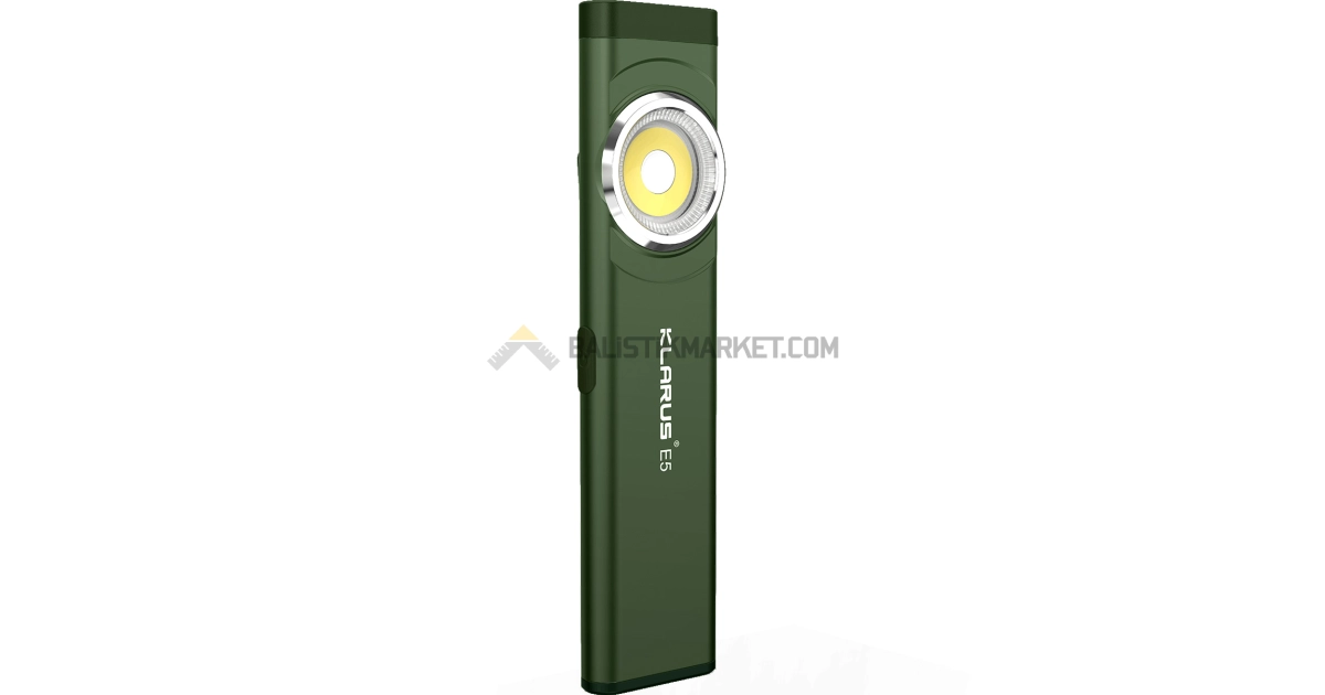 Klarus E5 Plus Ultra Slim Triple-Lights 650 Lümen El Feneri (Yeşil)