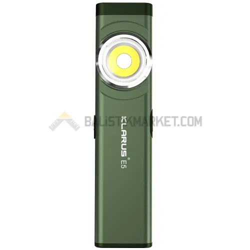 Klarus E5 Plus Ultra Slim Triple-Lights 650 Lümen El Feneri (Yeşil)