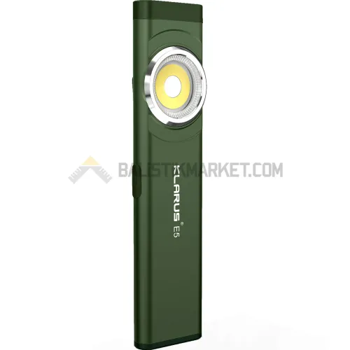 Klarus E5 Plus Ultra Slim Triple-Lights 650 Lümen El Feneri (Yeşil)