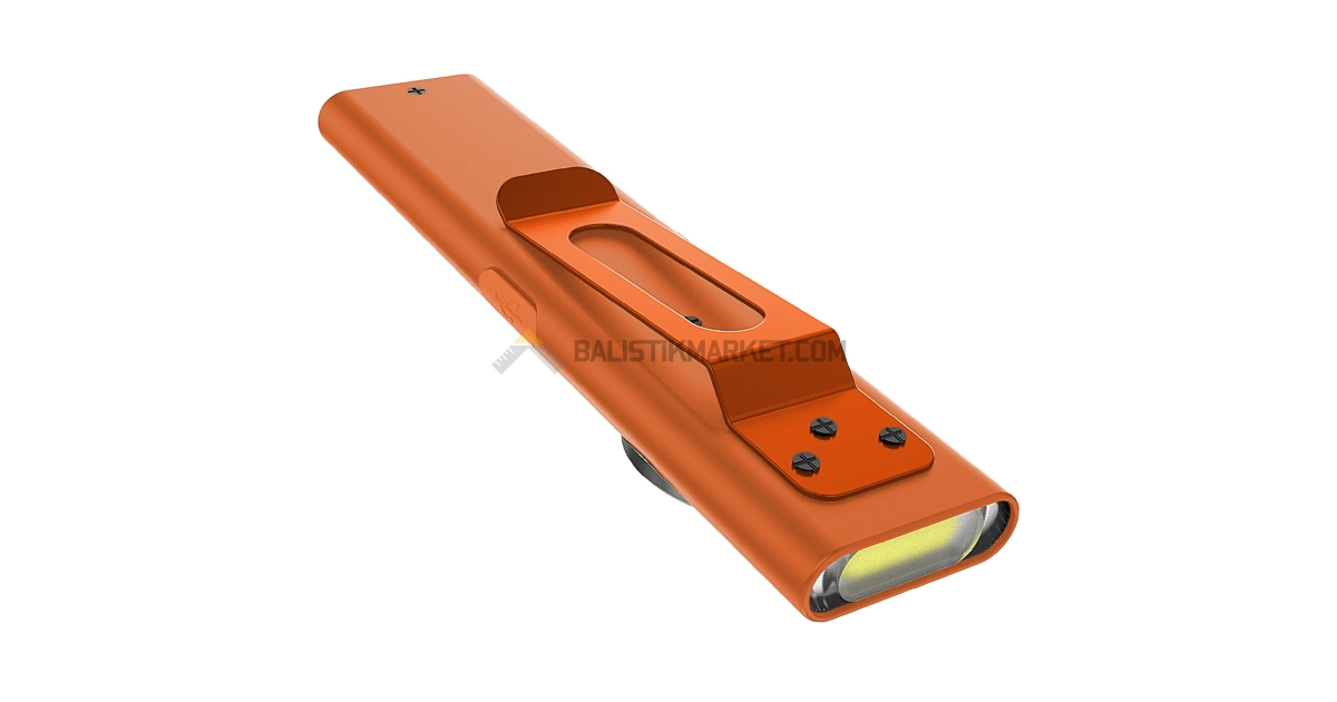Klarus E5 Plus Ultra Slim Triple-Lights 650 Lümen El Feneri (Turuncu)