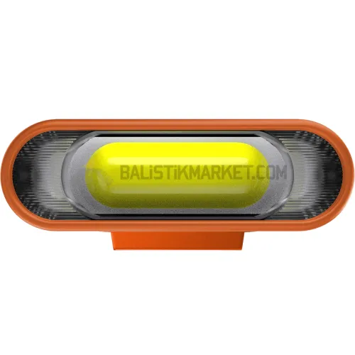 Klarus E5 Plus Ultra Slim Triple-Lights 650 Lümen El Feneri (Turuncu)