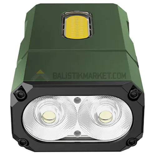 Klarus Triple-Light E8 1000 Lümen El Feneri (Yeşil)