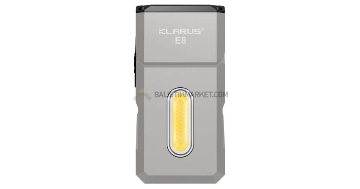 Klarus E8 Triple-Light 1000 Lümen El Feneri (Gri)