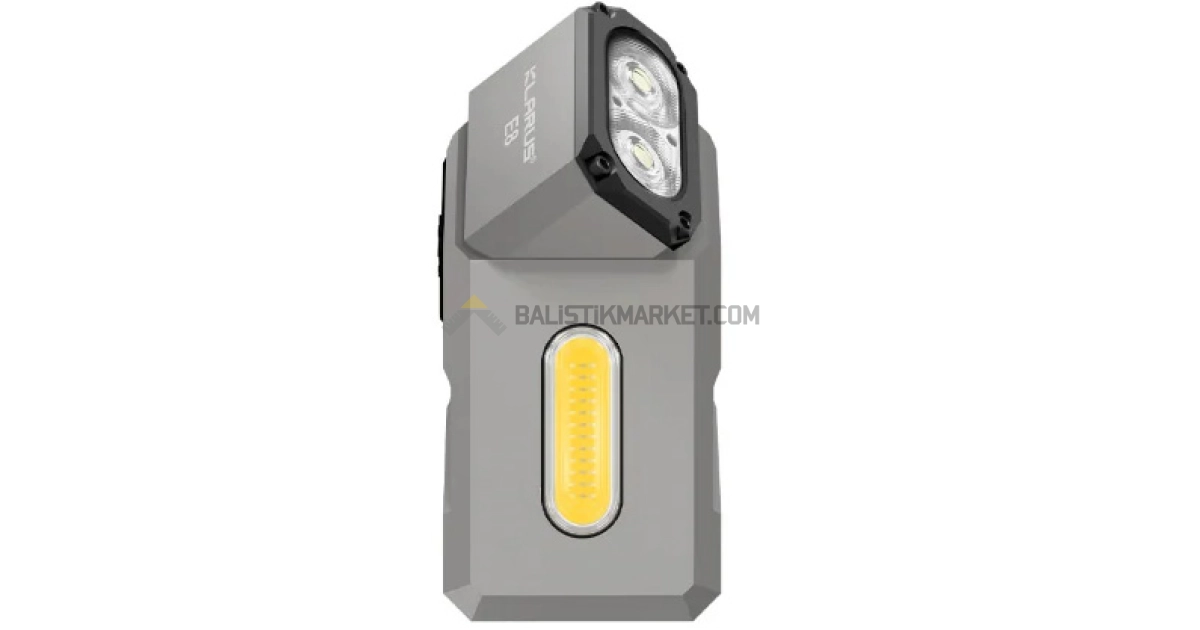 Klarus E8 Triple-Light 1000 Lümen El Feneri (Gri)