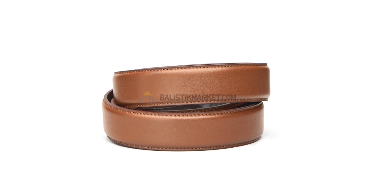 Kore 1.5'' Deri EDC Silah Kemeri (Açık Kahverengi)