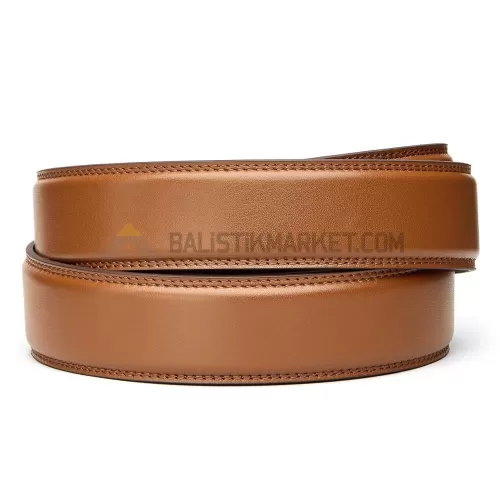 Kore 1.5'' Deri XL EDC Silah Kemeri (Açık Kahverengi)