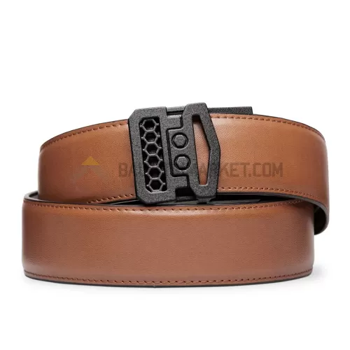 Kore 1.5’’ Deri X10 XL Silah Kemerі (Açık Kahverengi)