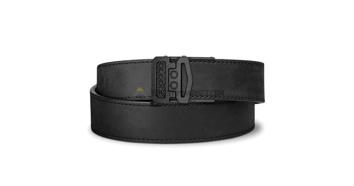 Kore 1.5’’ Bufalo Derisi X10 Silah Kemeri (Siyah)