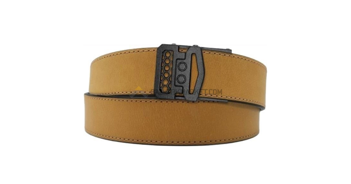 Kore 1.5’’ Bufalo Derisi X10 Silah Kemeri (Açık Kahverengi)