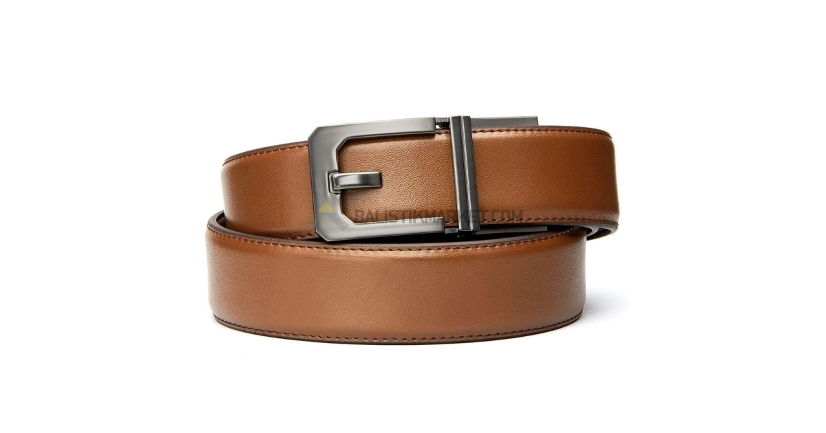 Kore 1.5'' Deri X3 XL Silah Kemeri (Açık Kahverengi)