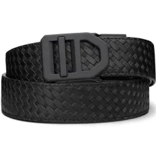 Kore 1.5" Deri X5 Hasır Silah Kemeri (Siyah)