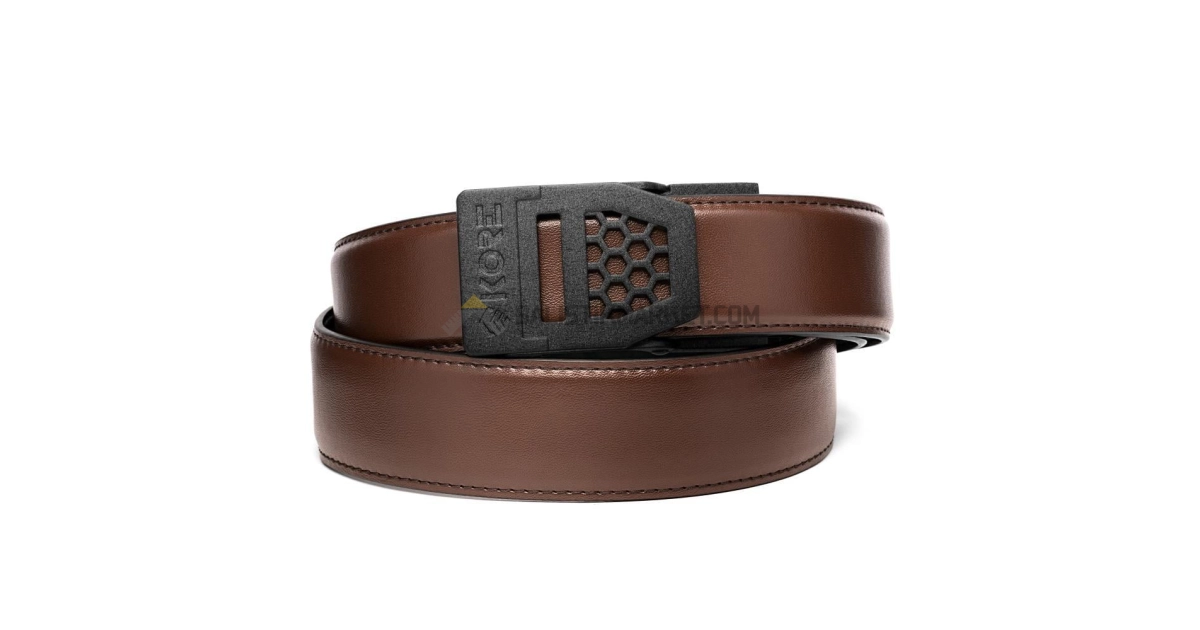 Kore 1.5'' Deri X6 XL Silah Kemeri (Kahverengi)