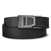 Kore 1.5'' Bufalo Derisi X6 Gunmetal Silah Kemeri (Siyah)