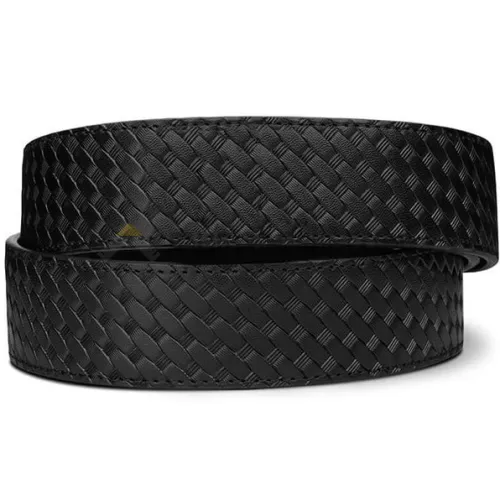 Kore 1.5" Deri X7 Hasır Silah Kemeri (Siyah)