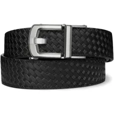 Kore 1.5" Deri X8N Hasır Silah Kemeri (Siyah)