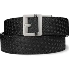 Kore 1.5" Deri X9 Hasır Silah Kemeri (Siyah)