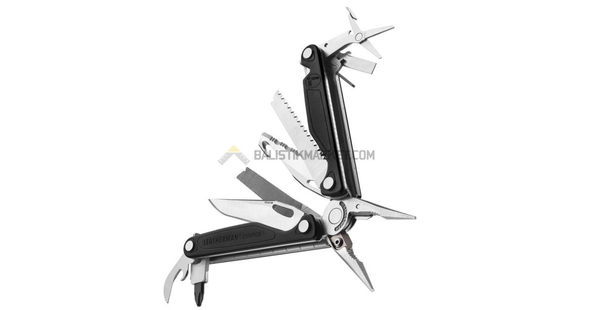 Leatherman Charge Plus Çok Amaçlı Pense (Siyah/Metalik)
